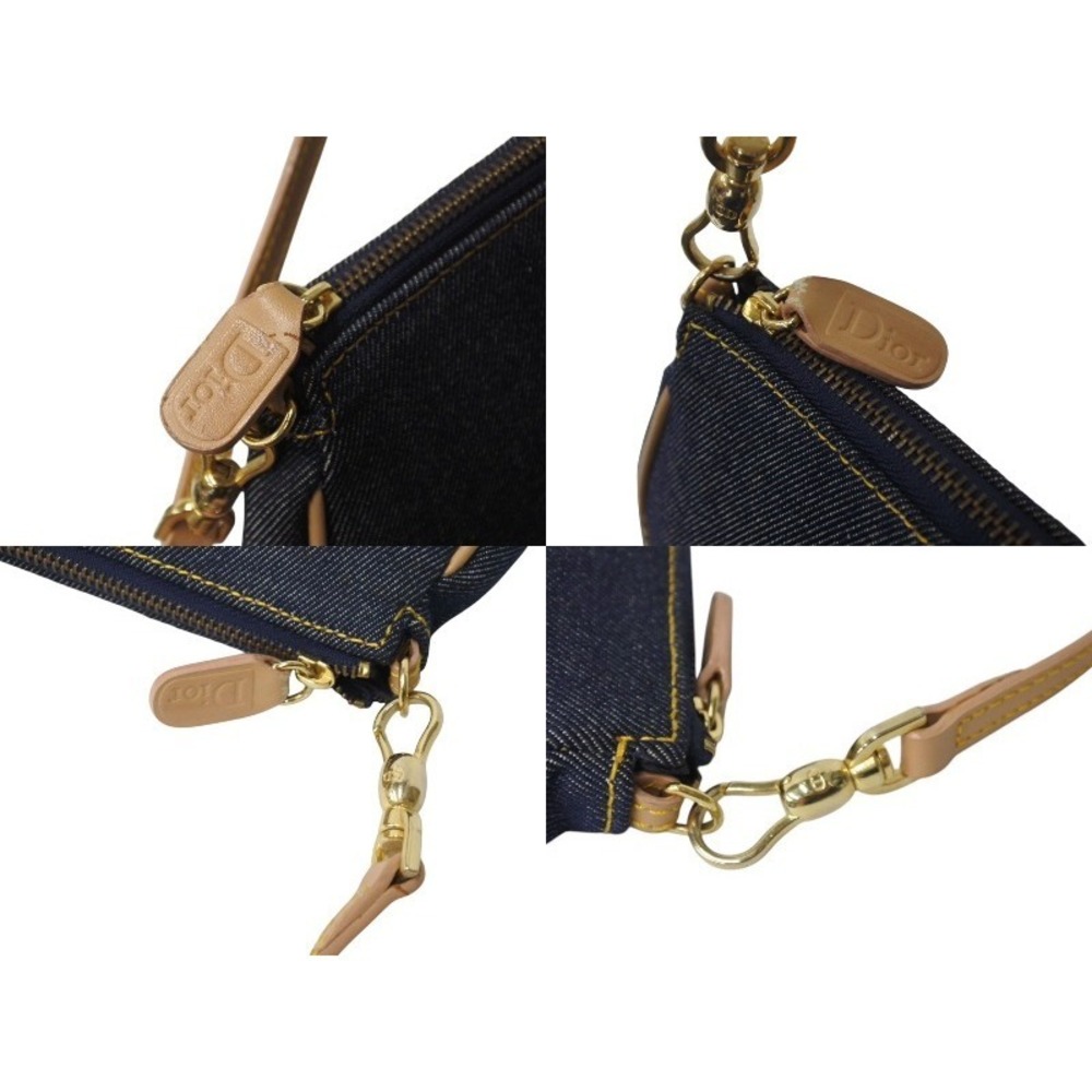 Christian Dior Saddle Bag Accessory Blue Denim - Picture 5 of 8